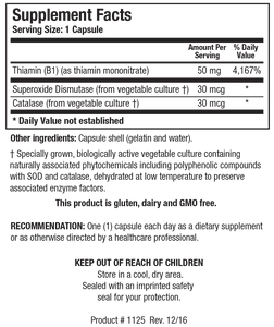 Biotics Thiamin-50