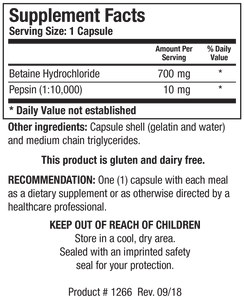 Biotics Betaine Plus HP 90c