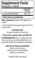 Load image into Gallery viewer, Biotics L-Lysine HCI  100c
